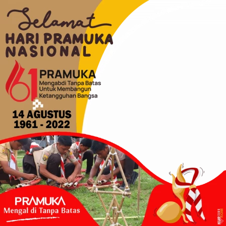 Twibbon Hari Pramuka 14 Agustus