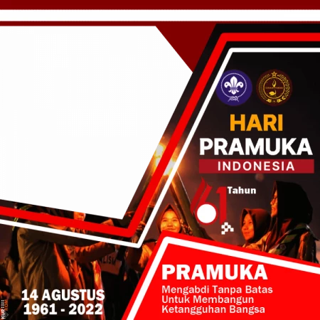 Twibbon Hari Pramuka 14 Agustus