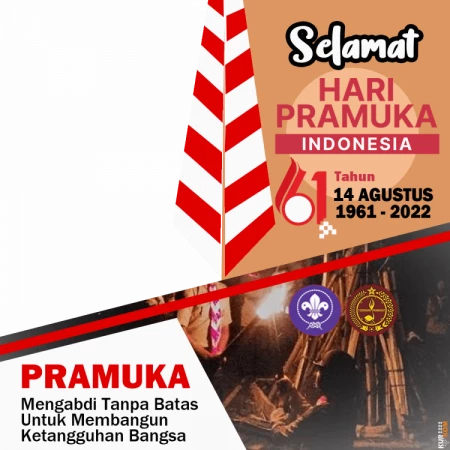 Twibbon Hari Pramuka 14 Agustus