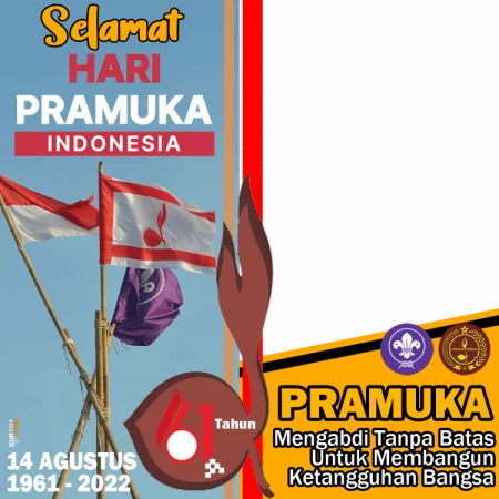 Twibbon Hari Pramuka 14 Agustus