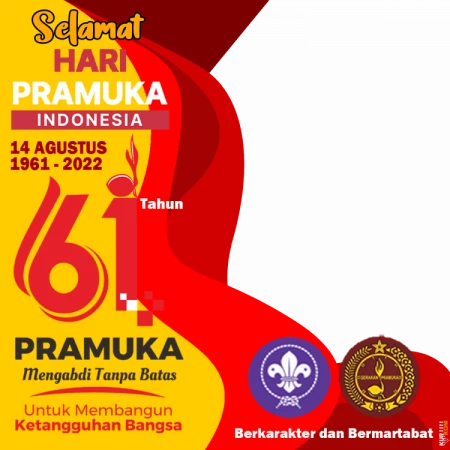 Twibbon Hari Pramuka 14 Agustus