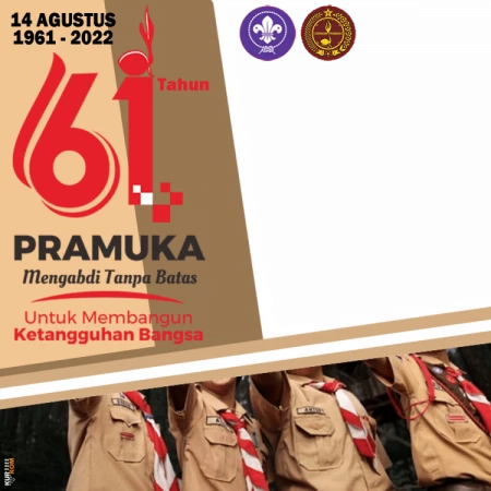 Twibbon Hari Pramuka 14 Agustus