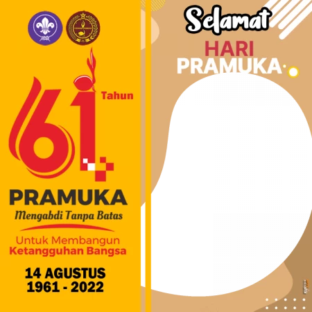 Twibbon Hari Pramuka 14 Agustus