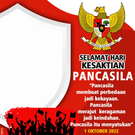 Twibbon Memperingati Hari Kesaktian Pancasila 01 Oktober 2022