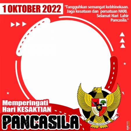 Twibbon Memperingati Hari Kesaktian Pancasila 01 Oktober 2022