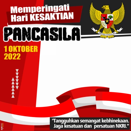 Twibbon Memperingati Hari Kesaktian Pancasila 01 Oktober 2022