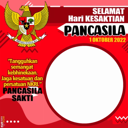 Twibbon Memperingati Hari Kesaktian Pancasila 01 Oktober 2022