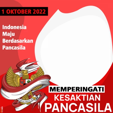 Twibbon Kesaktian Pancasila 1 Oktober 2022