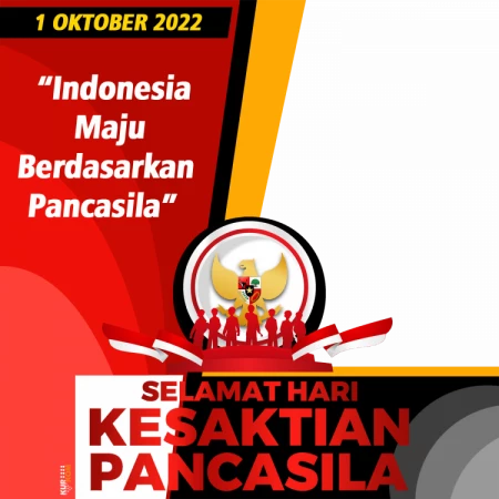 Twibbon Kesaktian Pancasila Indonesia 