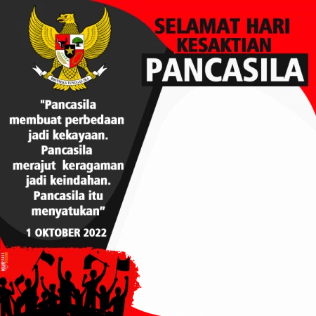 Twibbon Kesaktian Pancasila Garuda