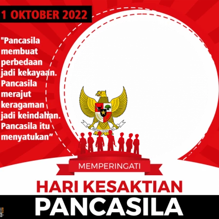 Twibbon Memperingati Hari Kesaktian Pancasila 01 Oktober 2022