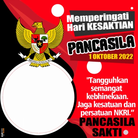 Twibbon Memperingati Hari Kesaktian Pancasila 01 Oktober 2022