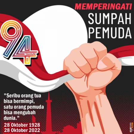 Twibbon Memperingati Hari Sumpah Pemuda 28 Oktober 2022