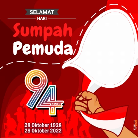 Twibbon Memperingati Hari Sumpah Pemuda 28 Oktober 2022