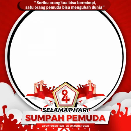 Twibbon Memperingati Hari Sumpah Pemuda 28 Oktober 2022