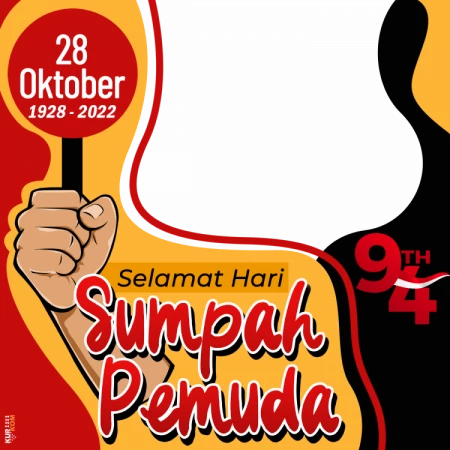 Twibbon Memperingati Hari Sumpah Pemuda 28 Oktober 2022