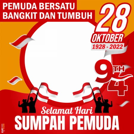 Twibbon Memperingati Hari Sumpah Pemuda 28 Oktober 2022