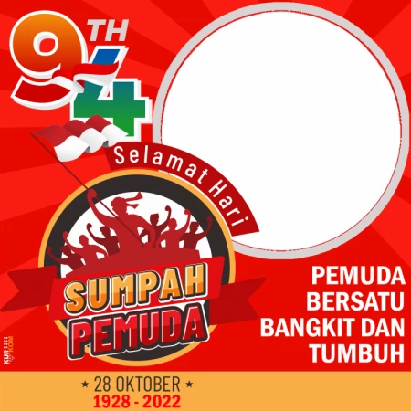 Twibbon Memperingati Hari Sumpah Pemuda 28 Oktober 2022