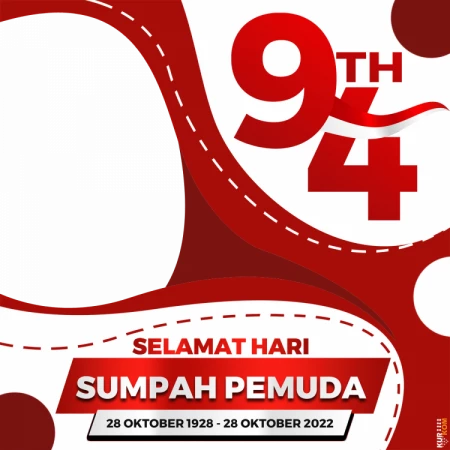 Twibbon Memperingati Hari Sumpah Pemuda 28 Oktober 2022