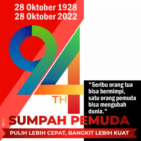 Twibbon Memperingati Hari Sumpah Pemuda 28 Oktober 2022