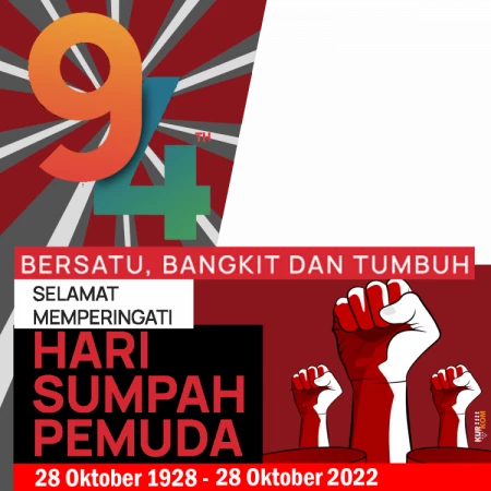 Twibbon Memperingati Hari Sumpah Pemuda 28 Oktober 2022