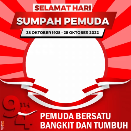 Twibbon Memperingati Hari Sumpah Pemuda 28 Oktober 2022