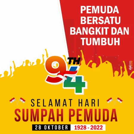 Twibbon Memperingati Hari Sumpah Pemuda 28 Oktober 2022