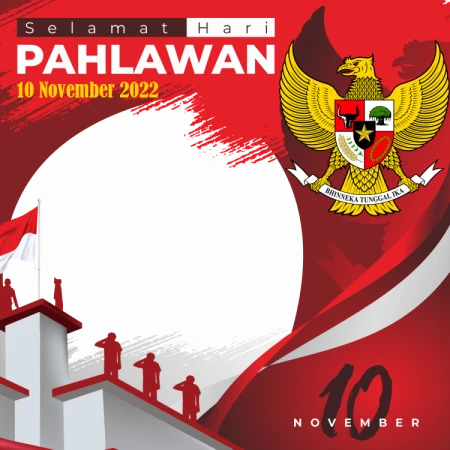 Twibbon Memperingati Hari Pahlawan 10 November 2022