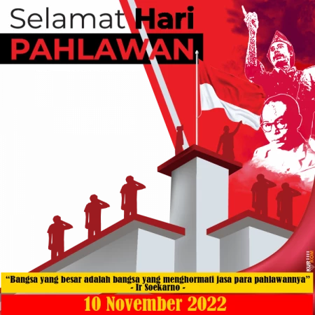 Twibbon Memperingati Hari Pahlawan 10 November 2022