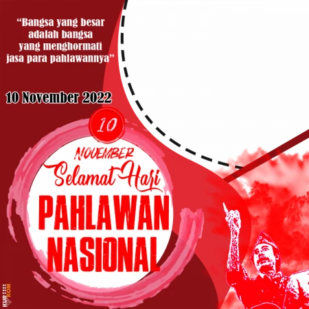 Twibbon Memperingati Hari Pahlawan 10 November 2022