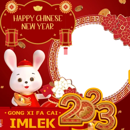 Free Download Best Collection The 2023 Chinese New Year Twibbon Design PNG
