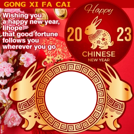 Free Download Best Collection The 2023 Chinese New Year Twibbon Design PNG