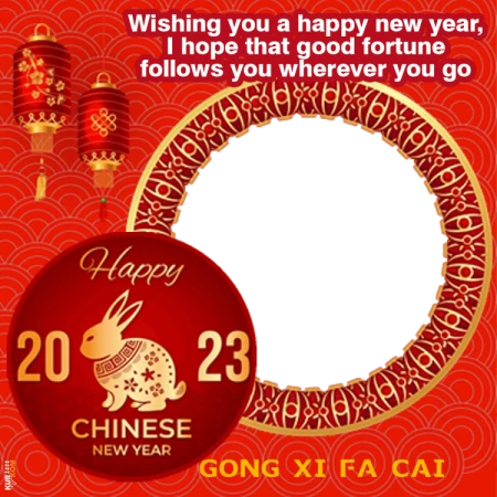 Free Download Best Collection The 2023 Chinese New Year Twibbon Design PNG