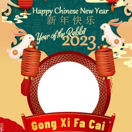 Free Download Best Collection The 2023 Chinese New Year Twibbon Design PNG