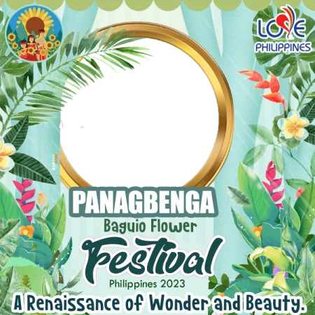 Free Download 2023 Panagbenga Baguio Flower Festival Twibbon Designs 