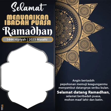 Gratis! Klaim Frame Foto Digital Tema Ramadhan 1444 H Seharga 50 ribu 