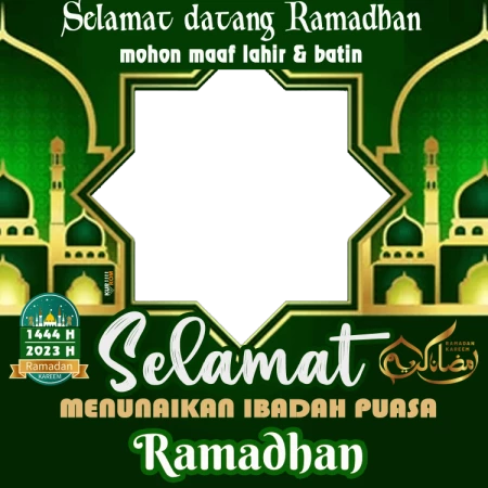 Gratis! Klaim Frame Foto Digital Tema Ramadhan 1444 H Seharga 50 ribu 