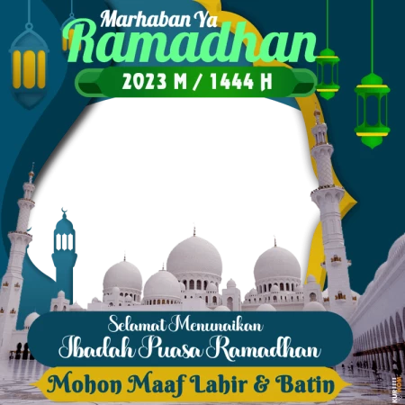 Gratis! Klaim Frame Foto Digital Tema Ramadhan 1444 H Seharga 50 ribu 