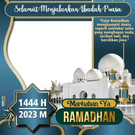 Gratis! Klaim Frame Foto Digital Tema Ramadhan 1444 H Seharga 50 ribu 