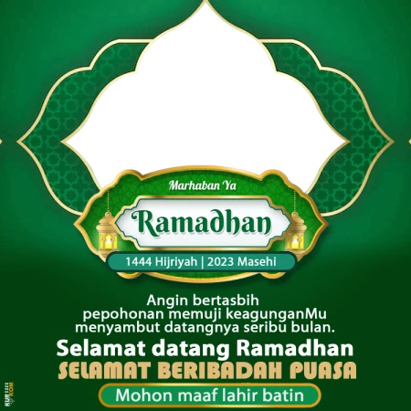 Gratis! Klaim Frame Foto Digital Tema Ramadhan 1444 H Seharga 50 ribu 