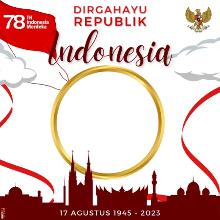 Download dan Install Frame Foto Digital Tema HUTRI Ke-78 Untuk Menyambut Kemeriahan Hari Kemerdekaan Indonesia Tercinta