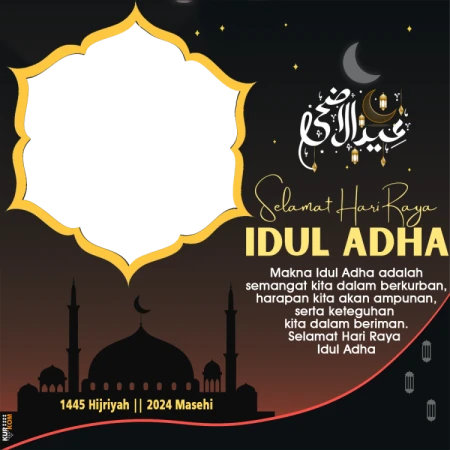 Gratis! Download dan Install Twibbon Tema Idul Adha 1445 Hijriyah (2024 M) Bisa di Semua Jenis HP